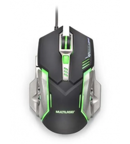 Mouse usb gamer mo269 2400dpi preto/grafite Multilaser/Multi