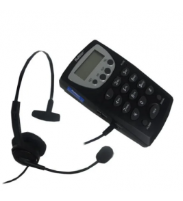 Headset ichs0020 (fone + aparelho) com id preto Multitoc