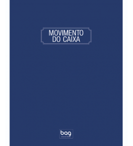 Livro movimento caixa grande com 100 folhas 195x293mm Bahia Artes Gráficas