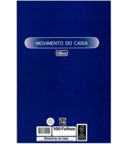 Livro movimento caixa grande com 100 folhas 209x310mm Tilibra