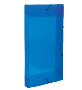 Pasta oficio 20mm com elástico azul line Dello
