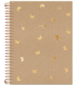 Caderno espiral capa dura 10 matérias 160 folhas just be colegial Cadersil