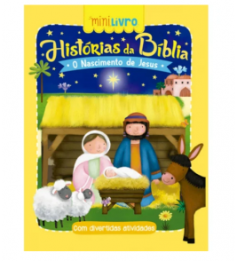 Livro história minilivro o nascimento de Jesus 16 páginas Ciranda Cultural
