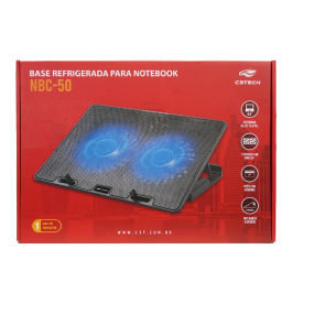 Suporte para note 15.6 nbc-50bk com 2 cooler preto C3tech