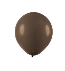 Balão liso 9 marrom com 50 balões Fest Ball 