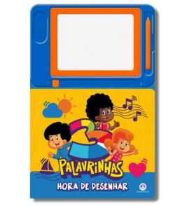 Livro com atividade lousa 3 palavrinha hora de dedenhar Ciranada Cultura