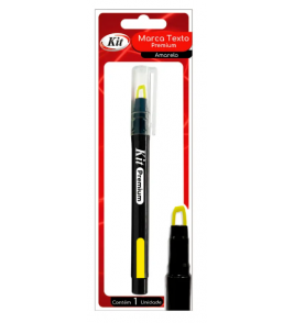 Marcador de texto premium amarelo Kit