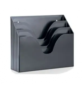 Organizador triplo office preto Maxcril/Waleu