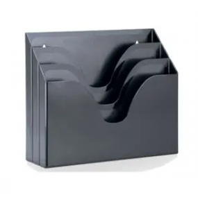 Organizador triplo office preto Maxcril/Waleu