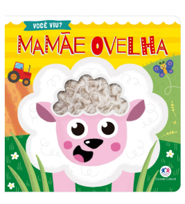Livro para tocar e sentir mamãe ovelha Ciranda Cultural