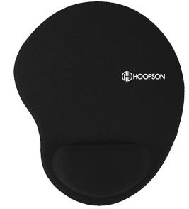 Pad mouse com apoio espuma MP56 preto Hoopson
