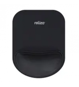 Pad mouse com apoio espuma compact preto Reliza