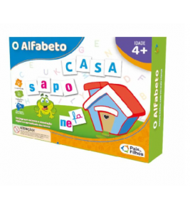 Alfabeto móvel silábico 599 peças Pais e Filhos