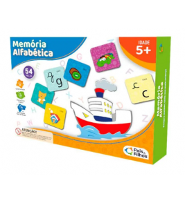 Memoria alfabética 54 peças Pais e Filhos