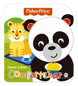 Livro história cartonado Fisher-Price como é bom comprar Ciranda Cultural 