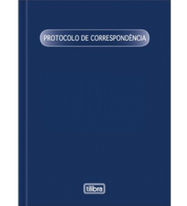 Livro protocolo de correspondência 104 folhas Tilibra