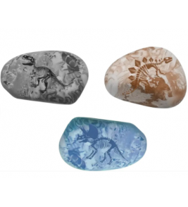 Borracha goma fóssil cores Tris