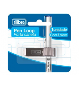 Prendedor de caneta pen loop metal Tilibra