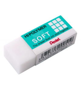 Borracha branca hi-polymer soft pequena Pentel