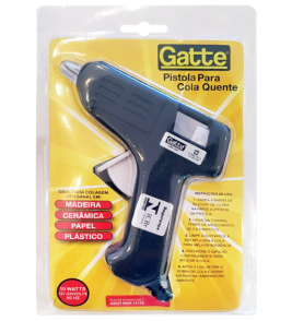 Pistola de cola quente gatte pequena 10w biv Gatte