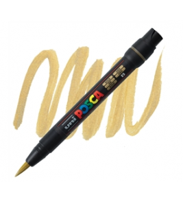 Marcador multifuncional posca pcf-350 ouro pp Uni-Ball