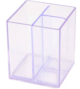 Porta caneta e lápis modular com divisória cristal Maxcril/waleu