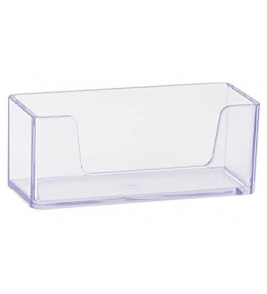 Organizador modular retangular 4.3x11x4.5cm cristal Maxcril/Waleu