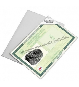 Porta documento para RG e título acrílico cristal 110x73mm DAC