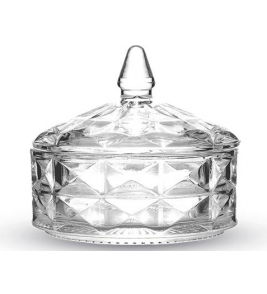 Potiche vidro diamond galaxy 590ml Em Casa Tem
