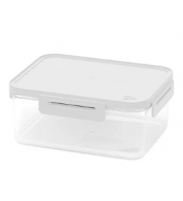 Pote retangular plástico hermético hug 1.1 litro 18x14x7.2cm Coza