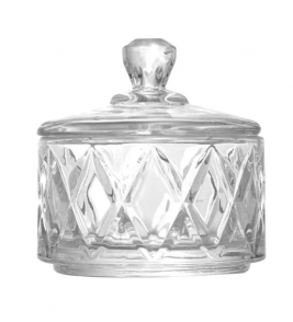 Potiche cristal deli diamond 6,5x7cm Lyor