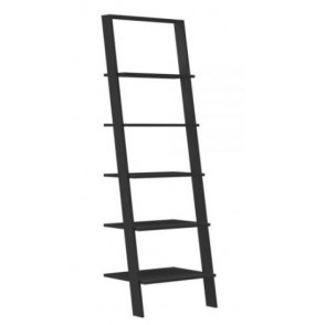 Estante piza preta 6 prateleiras mdp 1.67x53x38 Multivisao
