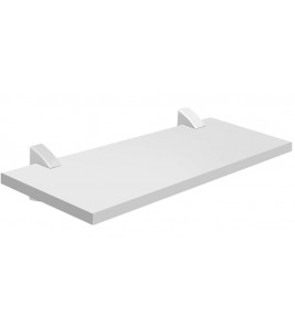 Prateleira mdp 40x20cm branca belle com suporte Multivisão