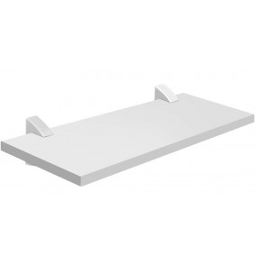 Prateleira mdp 40x20cm branca belle com suporte Multivisão
