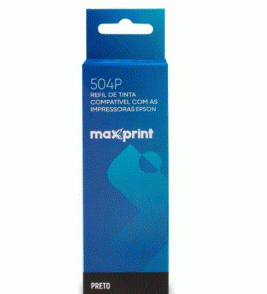 Refil de tinta t504120 preto 127ml para/L4150/4160/6 Maxprint