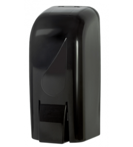 Porta sabão cloud preto com reservatório liquido/gel Fortcom 
