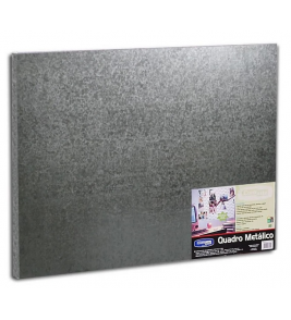 Quadro metálico 60x45 prata 3209 Cortiarte