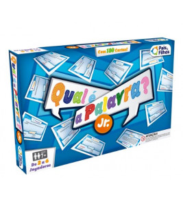 Jogo de tabuleiro qual é a palavra 180 peças Pais e filhos