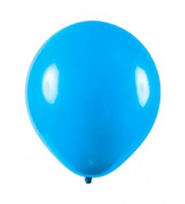 Balão liso 9 azul claro com 50 unidade Fest Ball
