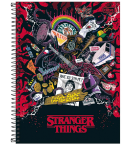 Caderno espiral capa dura 10 matérias 160 folhas strang universitário Tilibra