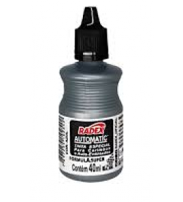  Tinta para carimbo automático preto 40ml Radex
