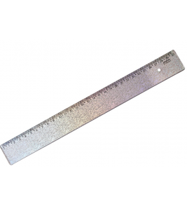 Régua 30cm plástica new line holográfica glitter Maxcril Waleu