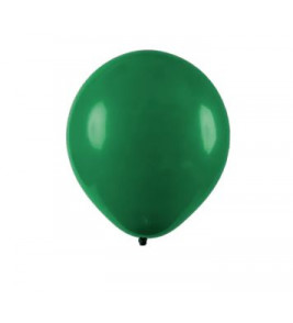 Balão liso 9 cromado verde com 25 unidade Fest Ball
