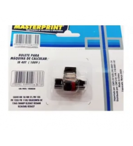 Rolete IR-40T preto e vermelho 1009 para calculadora Masterprint