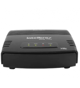 Modem e roteador ADSL 2+ 1 porta GKM 1220 preto Intelbras