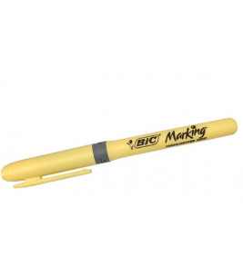 Marcador de texto marking amarelo pastel Bic