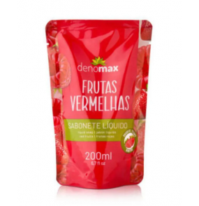 Sabonete líquido sachê 200ml frutas vermelhas Max