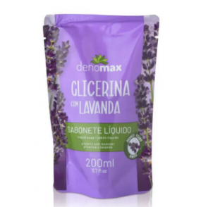 Sabonete líquido sachê 200ml glicerina com lavanda Max