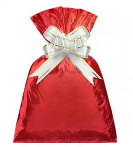 Saco para presente 25x36 vermelho Embalatrento