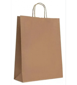 Sacola para presente 26x12.5x36 kraft Jussara